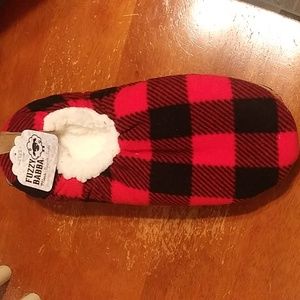 NWT Men's Fuzzy Bubba Slippers. L/XL.   E2